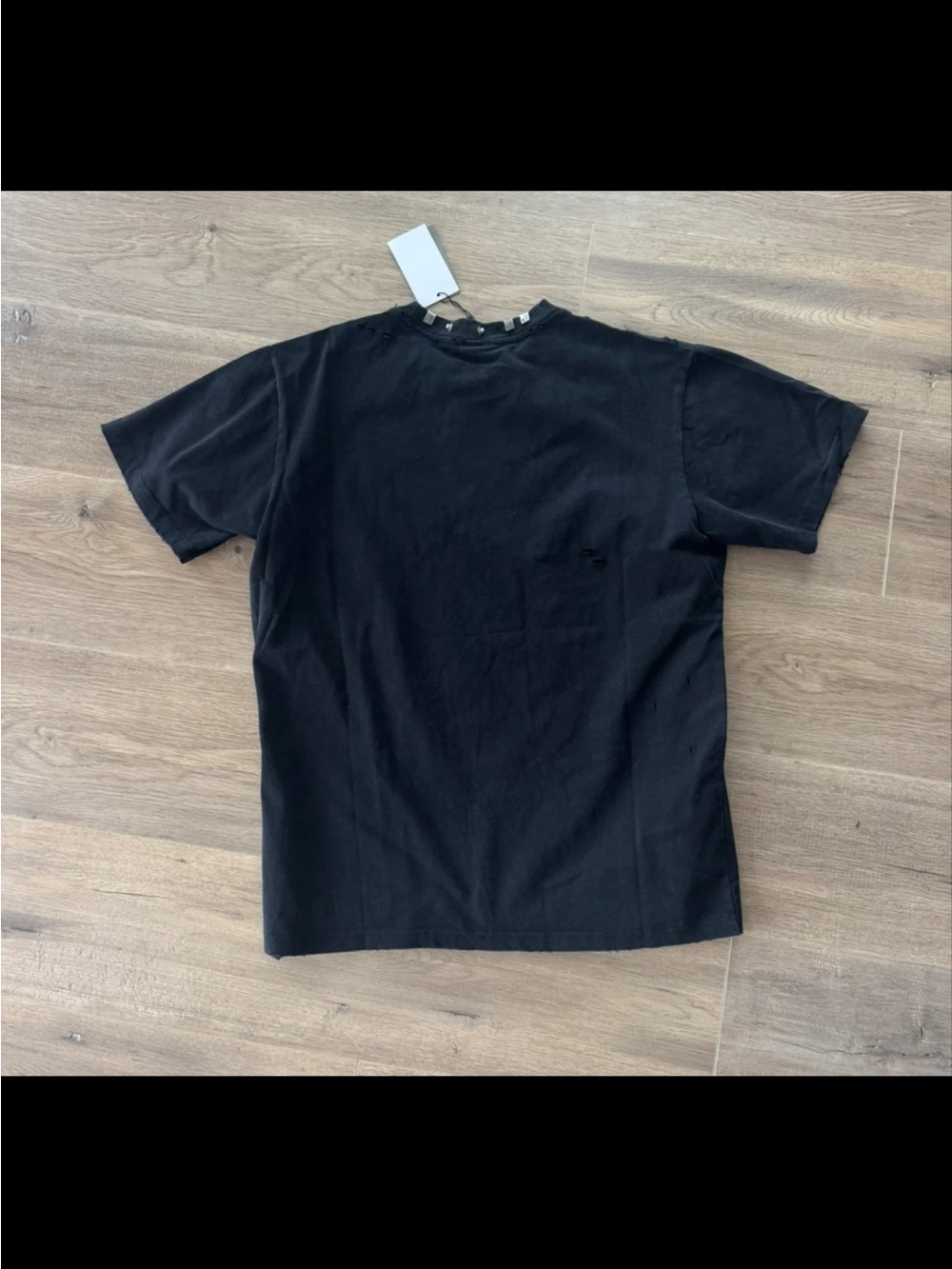 Balenciaga Black Short-Sleeve Crewneck Tee